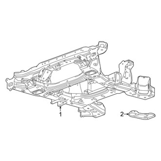 Acura OE - Front Suspension - Suspension Mounting (AWD)