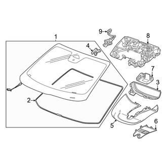 Acura OE - Windshield - Glass (A-Spec)