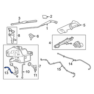 Acura OE - Windshield Washer Hose Adapter