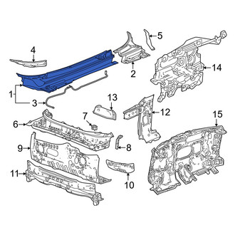 Acura OE - Front Cowl Cover