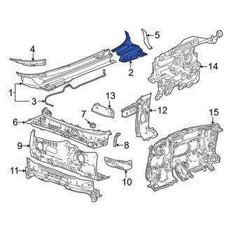 Acura OE - Front Cowl Side Panel