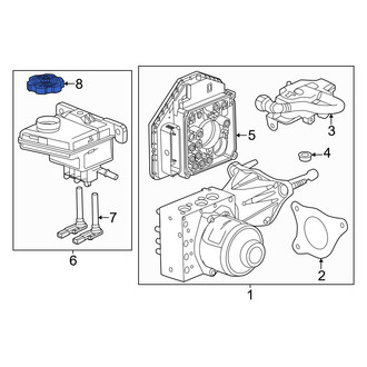 Acura OE - Brake Master Cylinder Reservoir Cap