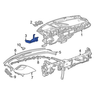 Acura OE - Heads Up Display Assembly Bracket
