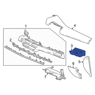 Acura OE - Front Right Dashboard Air Vent