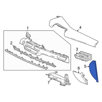 Acura OE - Front Left Instrument Panel Side Cover