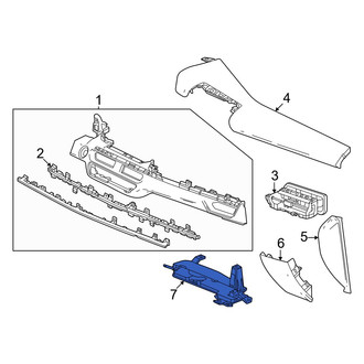 Acura OE - Front Right Instrument Panel Knee Bolster