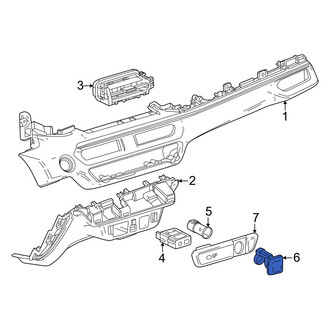 Acura OE - Front Center 12 Volt Accessory Power Outlet Cover