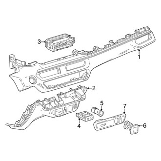 Acura OE - Instrument Panel Components (Center Components)