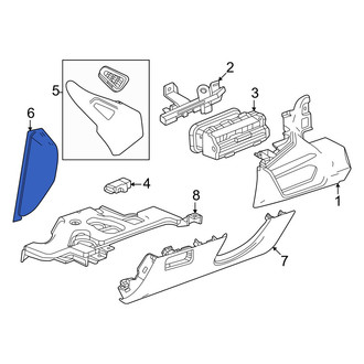 Acura OE - Front Left Instrument Panel Side Cover
