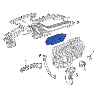 Acura OE - Front Instrument Panel Air Duct