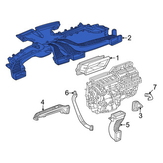 Acura OE - Front Upper Instrument Panel Air Duct