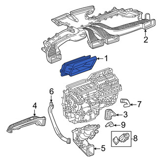 Acura OE - Front Instrument Panel Air Duct
