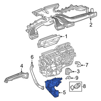 Acura OE - Front Lower Center Instrument Panel Air Duct