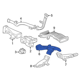 Acura OE - Instrument Panel Air Duct