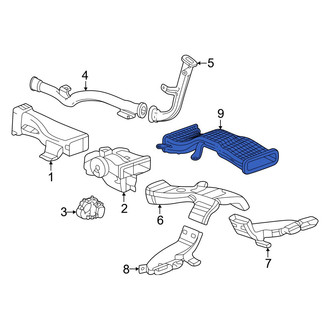Acura OE - Instrument Panel Air Duct