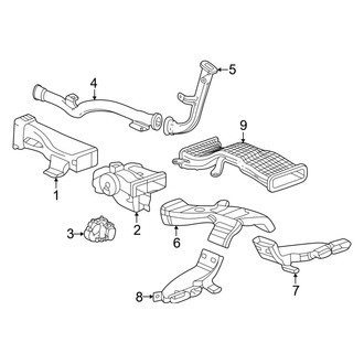 Acura OE - Instrument Panel - Ducts (Floor & Console)