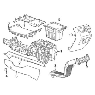 Acura OE - Center Console (Lower Components)