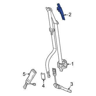 Acura OE - Front Seat Belt Height Adjuster