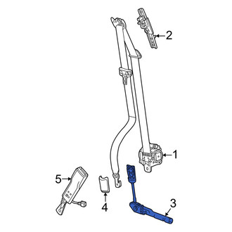 Acura OE - Front Right Seat Belt Pretensioner