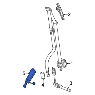 Acura OE - Front Right Seat Belt Receptacle