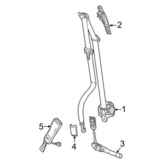 Acura OE - Restraint Systems - Front Seat Belts