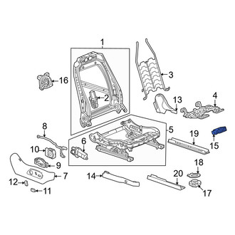Acura OE - Front Right Climate Controlled Seat Module