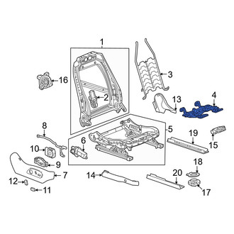 Acura OE - Front Right Seat Cushion Spring