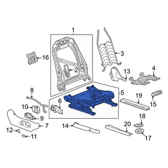 Acura OE - Front Right Seat Frame