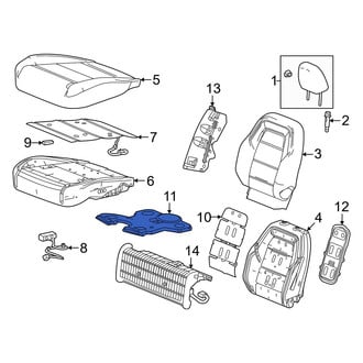 Acura OE - Front Right Lower Climate Controlled Seat Duct
