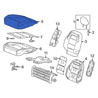 Acura OE - Front Left Seat Cover