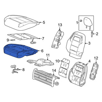 Acura OE - Front Left Seat Cushion Foam