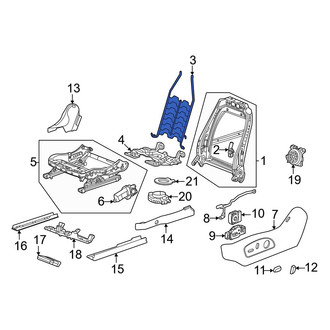 Acura OE - Front Left Seat Back Cushion Spring