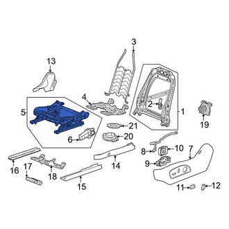 Acura OE - Front Left Seat Frame