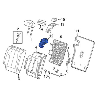 Acura OE - Rear Right Folding Seat Latch