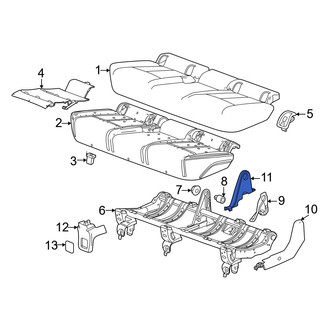 Acura OE - Rear Seat Hinge Cover