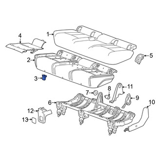 Acura OE - Seat Cushion Clip