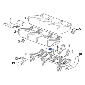 Acura OE - Seat Frame Cap