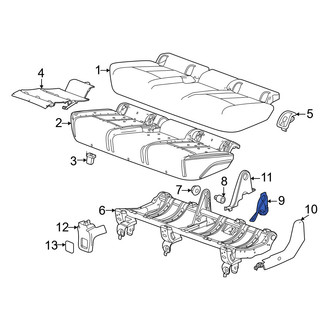 Acura OE - Rear Left Seat Hinge