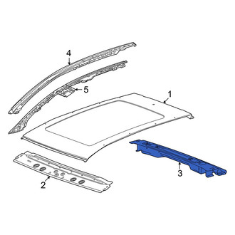 Acura OE - Rear Roof Header Panel