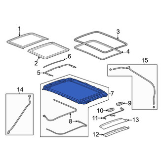 Acura OE - Sunroof Frame