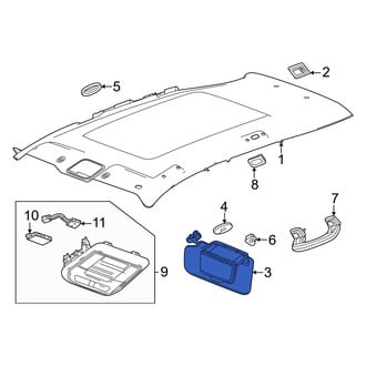 Acura OE - Left Sun Visor
