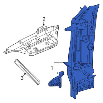 Acura OE - Left Body A-Pillar