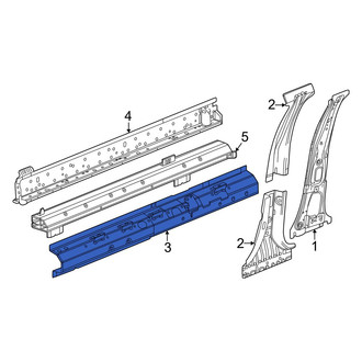 Acura OE - Left Outer Rocker Panel