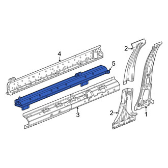 Acura OE - Left Rocker Panel Reinforcement