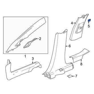 Acura OE - Upper Quarter Panel Trim Cap