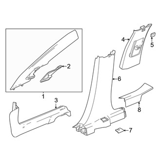 Acura OE - Pillars, Rocker & Floor - Interior Trim