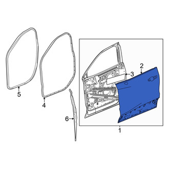Acura OE - Front Left Outer Door Outer Panel