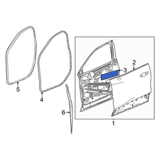 Acura OE - Front Door Panel Insulation