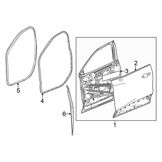 Acura OE - Front Door - Door & Components