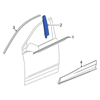 Acura OE - Front Left Door Applique